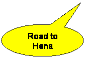 Oval Callout: Road to Hana 
